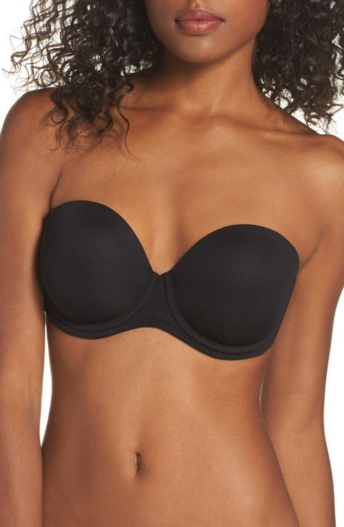 Wacoal Red Carpet Convertible Strapless Bra in Black at Nordstrom, Size 40Dd | Nordstrom