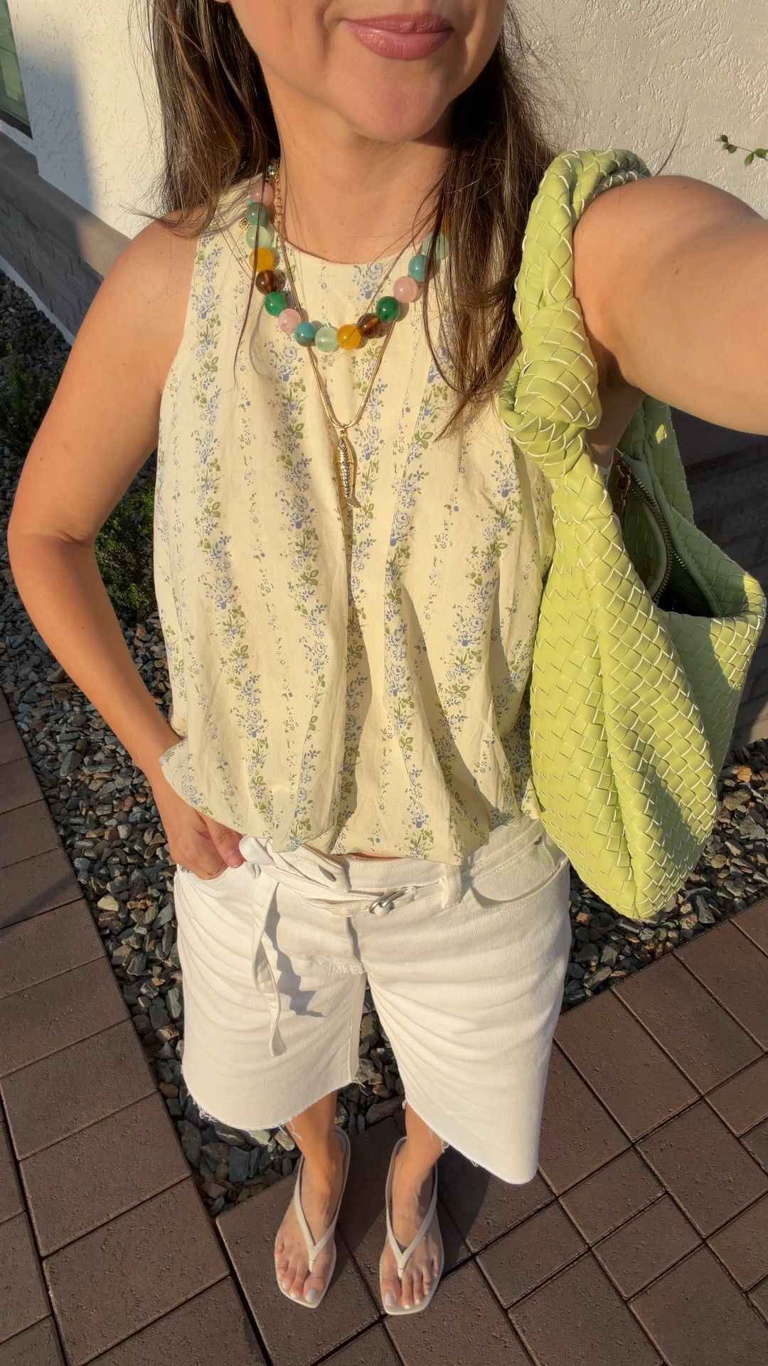 An actual pair of Bermuda shorts that look great on a petite frame ! Pair these longer shorts with a bubble tank top (xs) and white flats perfect summer outfit

Top XS 
Shorts 25

#LTKootd #LTKPetite

#LTKmomlife