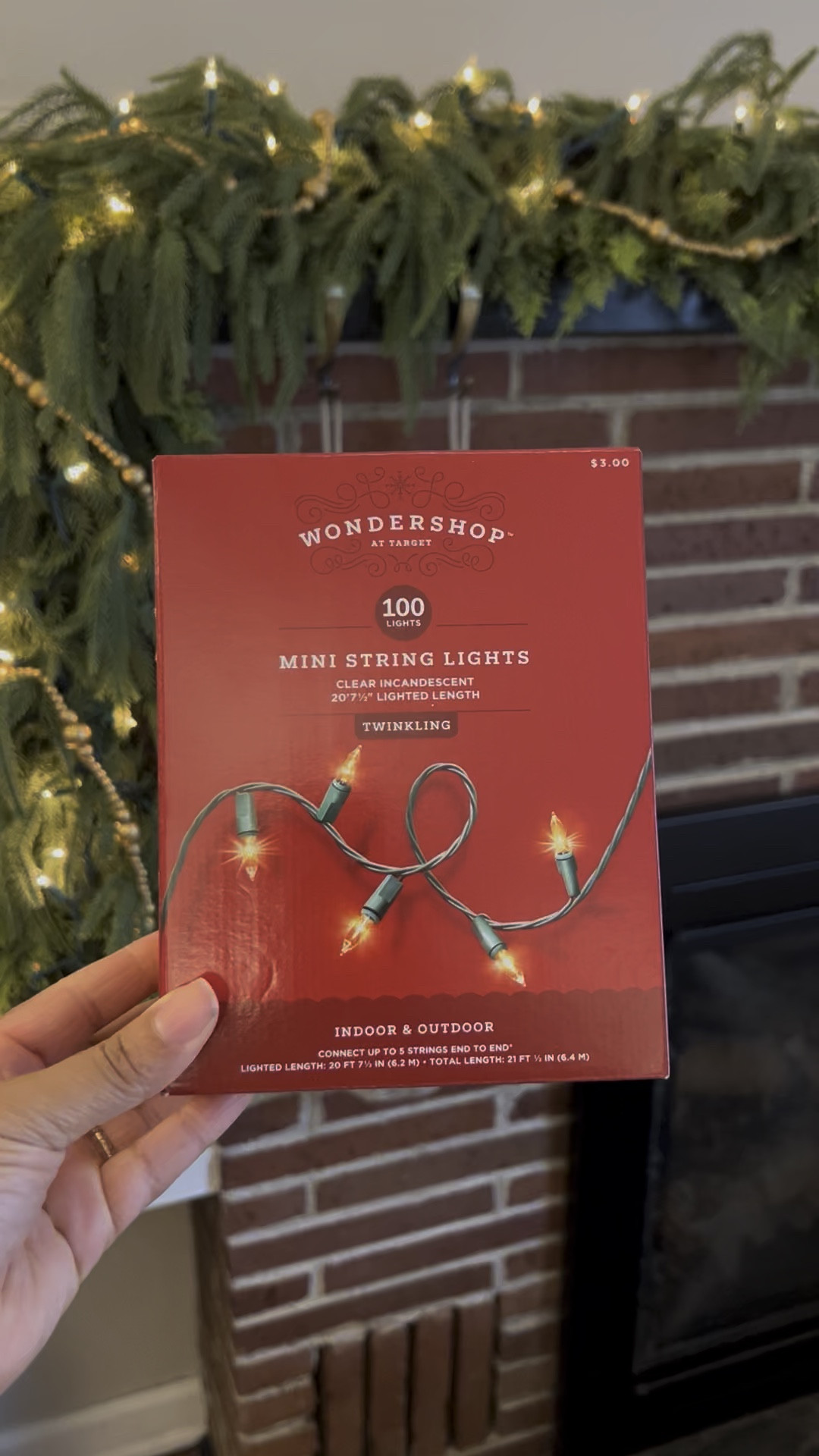 $3 twinkling lights from Target! 

#LTKSeasonal #LTKHome