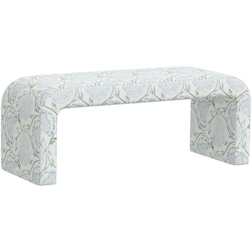 Celia Waterfall Bench, Ranjit Floral | One Kings Lane