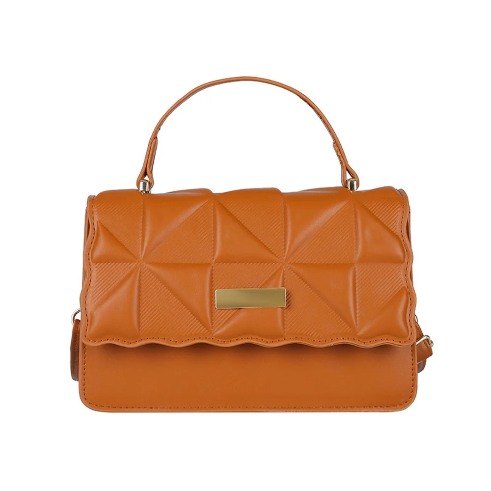 Crossbody Bags Purses Chain Shoulder Bag for Women Clutch Handbag-brown | Walmart (US)