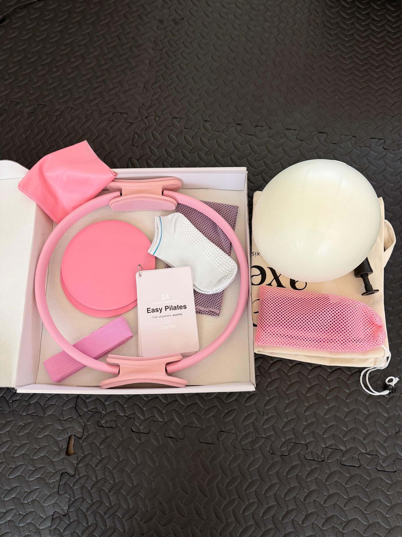 I’m now 9 weeks postpartum and my doctor suggested I ease back into working out by trying Pilates. I ordered this kit and plan to YouTube and Peloton some Pilates classes to see how I like it 

Pilates | Pilates for beginners | Pilates starter kit | workout | fitness | ab rehab | postpartum | post baby | mom life | peloton | 

#LTKselfcare #LTKmomlife #LTKfitnessgoals