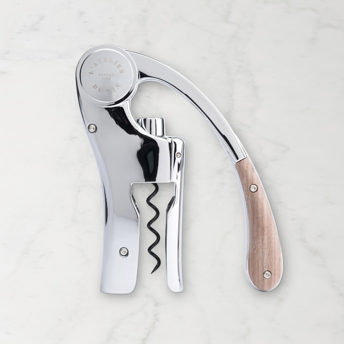 L'Atelier Du Vin Oeno Motion Wood and Chrome Corkscrew | Williams-Sonoma