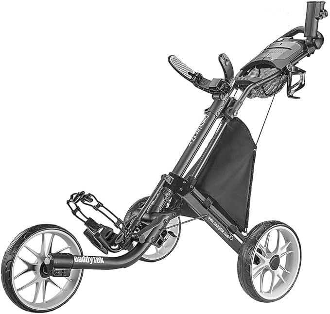 Amazon.com: caddytek CaddyLite EZ Version 8 3 Wheel Golf Push Cart - Foldable Collapsible Lightwe... | Amazon (US)