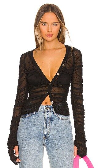 Wanted Cardigan in Black Caviar | Revolve Clothing (Global)