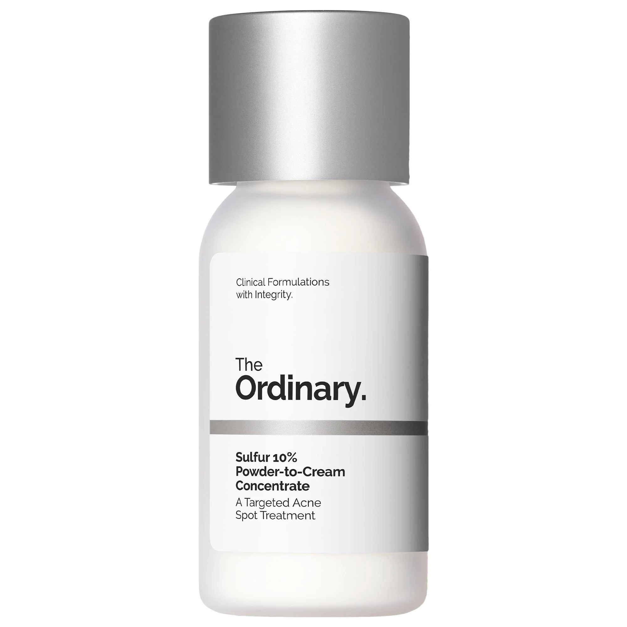 The Ordinary Sulfur 10% Powder-to-Cream Concentrate Acne Spot Treatment 0.176 oz/5 g | Sephora (US)