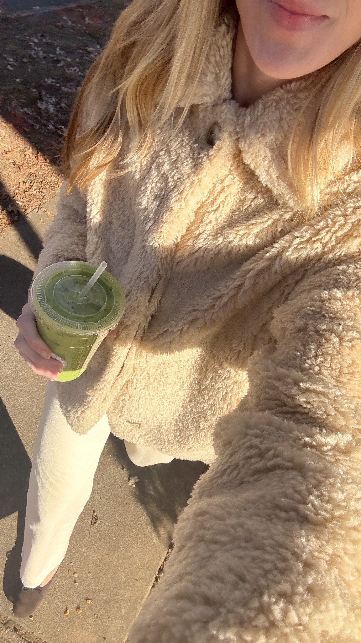 Coat is old Vince (linked similar), jeans TTS (wearing 25), flats TTS

Winter outfit, winter coat, sherpa coat, winter white coat, winter casual, casual winter outfit, winter white jeans, white jeans, brown flats, brown ballet flats

#LTKootd #LTKSeasonal #LTKmomlife