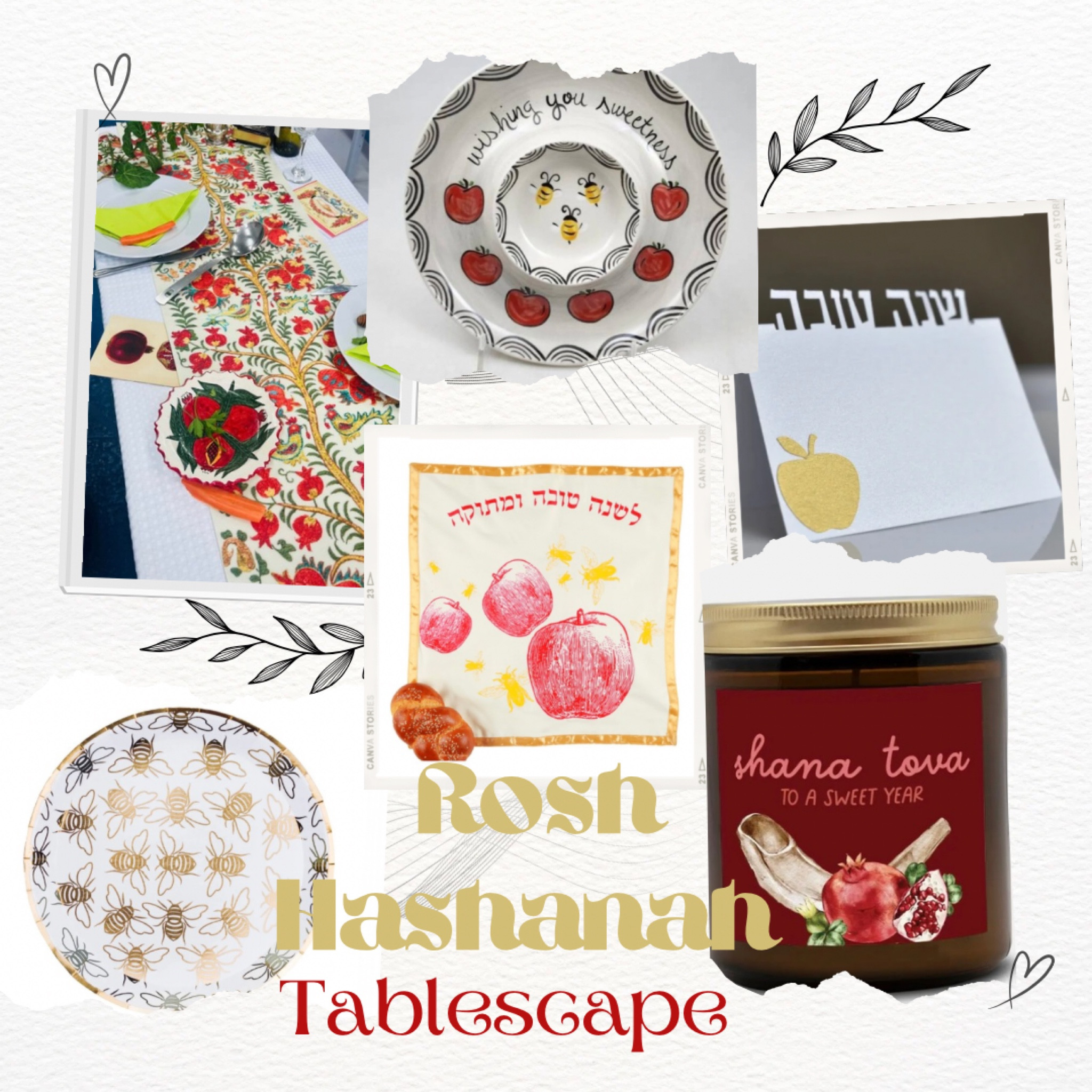 Rosh Hashanah tablescape ideas 🍎🍯

#LTKHome #LTKParties #LTKSeasonal