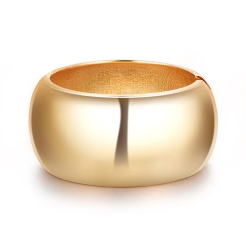 Gold Bangle Bracelets for Women Chunky Gold Bangles Gold Bracelets for Women Non Tarnish Silver Cuff Bracelets Jewelry Gift for Women | Amazon (US)