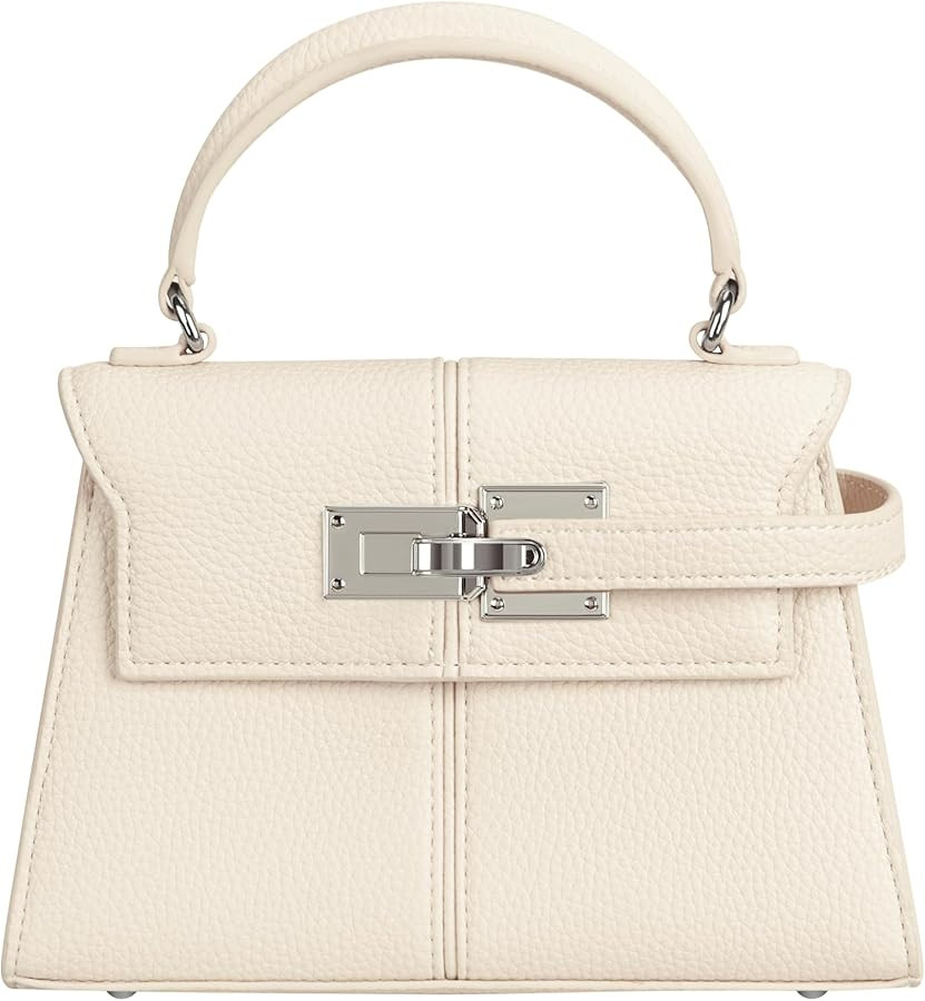 Women's Top-handle Handbags– Vegan Leather Vintage Top Handle Design with Adjustable Strap, Fas... | Amazon (US)