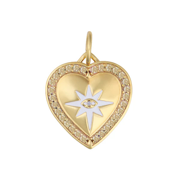 Enamel Seeing Heart Charm | HART