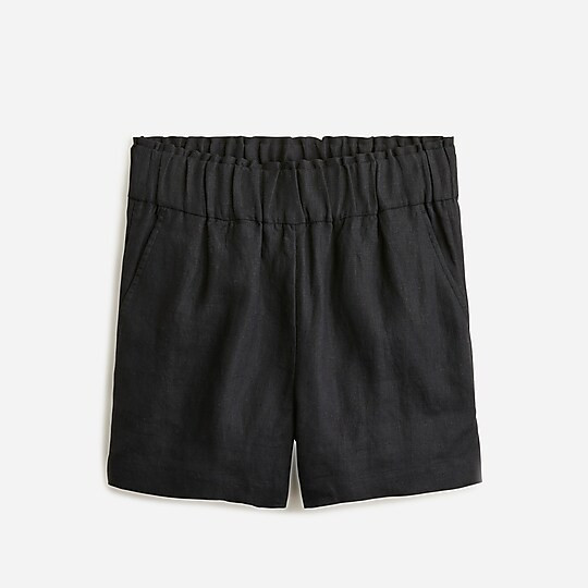 Pull-on linen short | J. Crew US