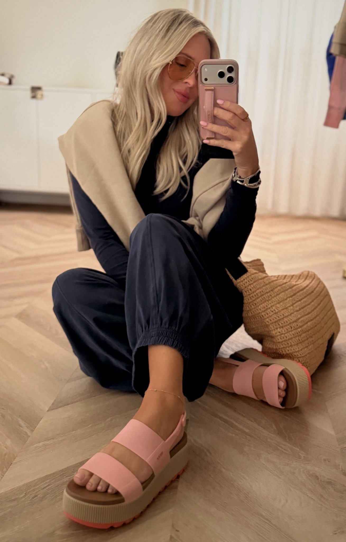 Summer sandals I keep reaching for 🤍✨  These REEF styles are comfy, easy, and actually cute 🙌🏼 Use code LILLIEBAG for 20% off sitewide for the next 72 hours!

My set is available in new colors !

Travel outfit. Pants. Matching sets. Sandals.

#LTKootd #LTKSeasonal #LTKSaleAlert