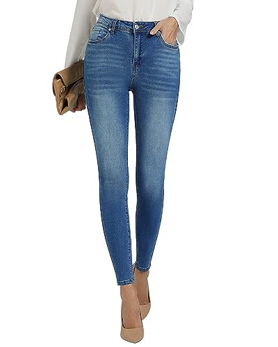 GRAPENT Skinny Jeans for Women High Waist Stretchy Classic High Rise Slimming Jeggings Denim Trou... | Amazon (US)