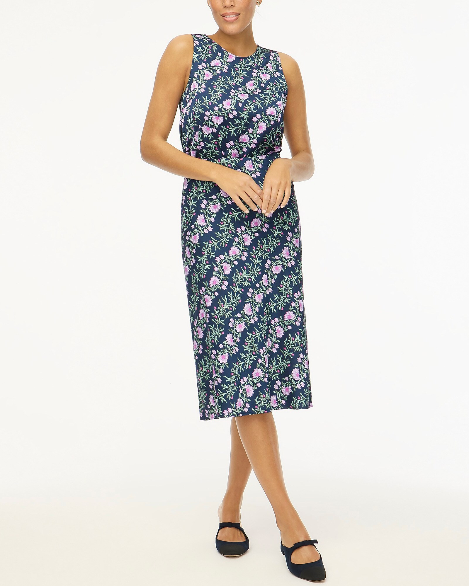 Printed bias slip skirt | J.Crew Factory