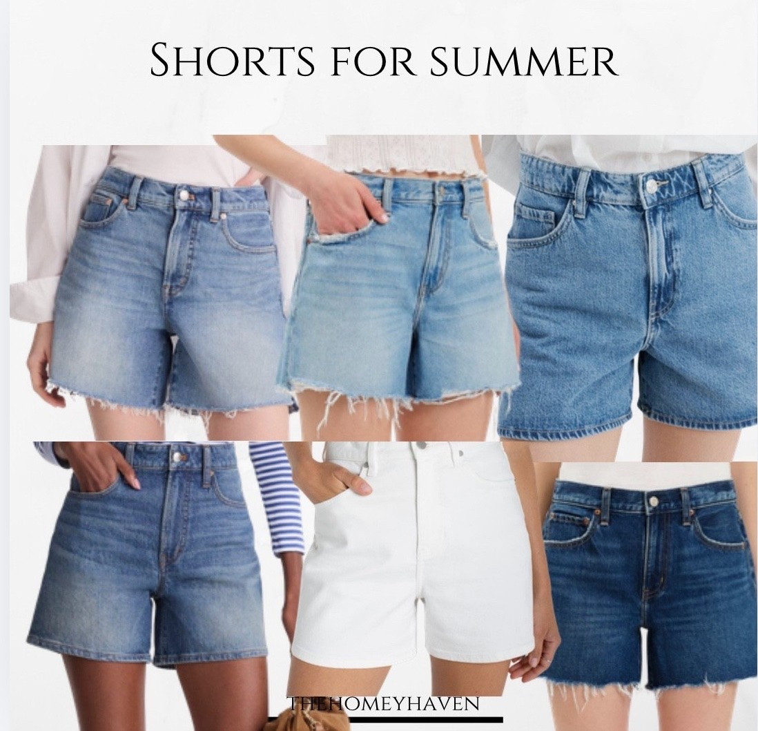 The perfect styles of Jean shorts for the summer! I find that you really only need 2 good pairs of Jean shorts…one blue jean shorts and one of white jean shorts and you’re set! 


Jeans, white shorts, jean shorts, summer outfits, concert outfits, everyday casual outfits in summer, button down shirt, casual outfits

#LTKootd #LTKgrwm #LTKdayinmylife