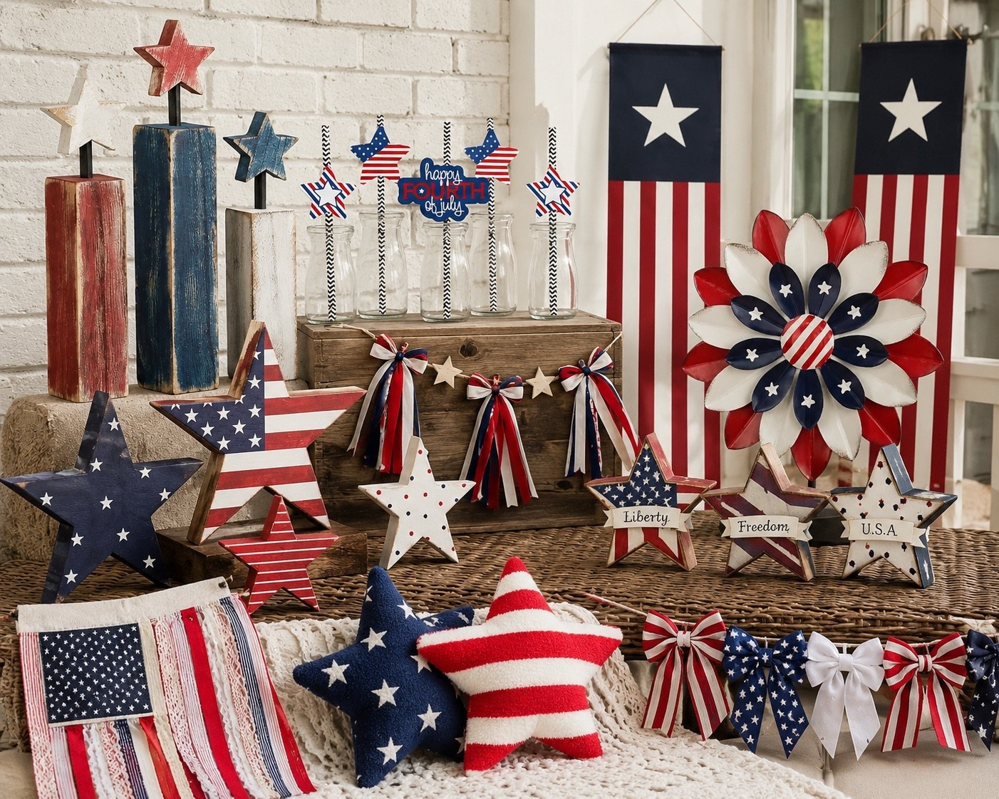 🇺🇸 Getting the house ready for the 4th of July! From porch decor to festive tabletop accents, these are some of my favorite patriotic finds this year. ❤️🤍💙

Which one is your favorite? 👇 #LTKHome #FourthOfJulyDecor #PatrioticDecor #AmericanaStyle #SummerDecor #LTKFinds

#LTKHome #LTKSeasonal