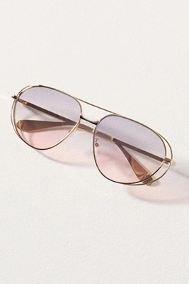 I-SEA Metal Aviator Sunglasses | Anthropologie (US)