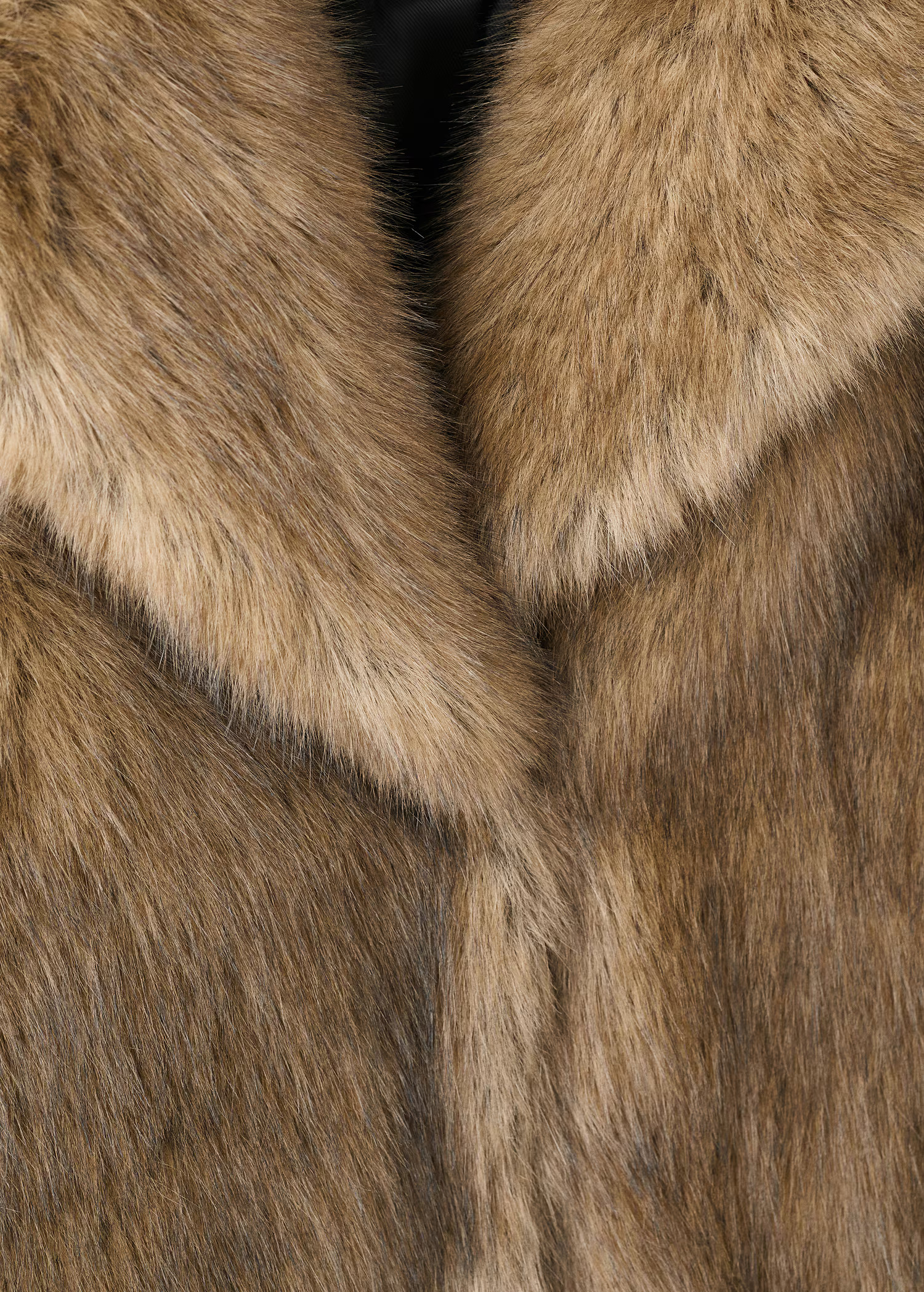 Faux-fur coat with lapels | Mango (US/MX/AU)