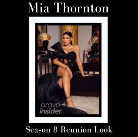 Mia Thornton’s Season 8 Reunion Look is by Brides by Nona // Shop Similar 📸 + Info= Bravo TV 