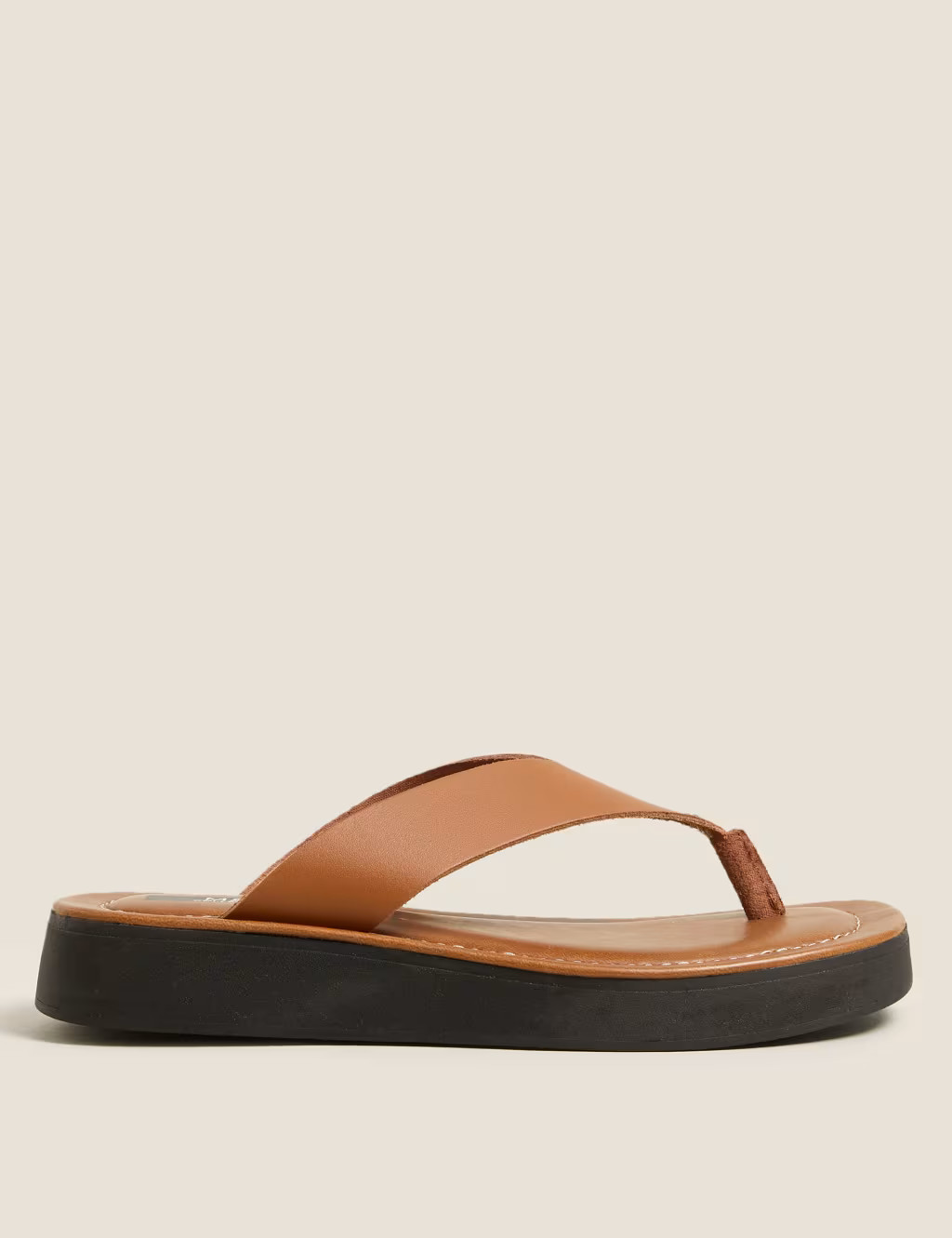 Leather Flatform Flip Flops | Marks & Spencer (UK)