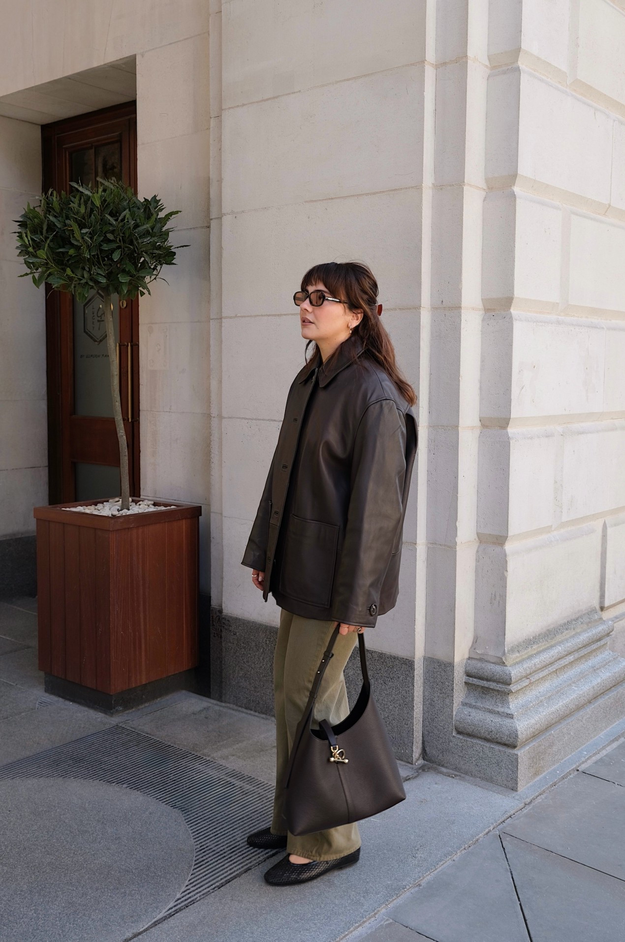 Green jeans & leather jacket weather 👍🏼

#LTKspring #LTKuk #LTKstyletip