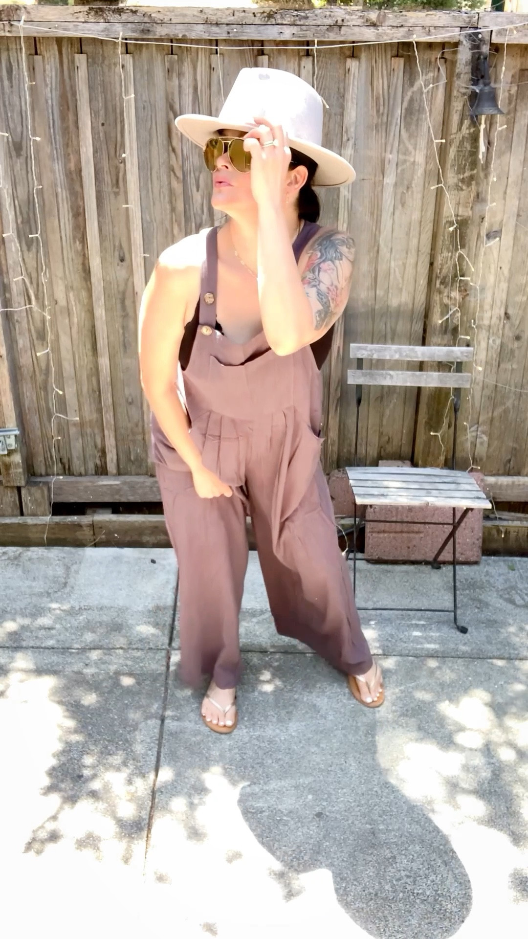 Wearing a small in the jumpsuit 
M/l in the tank
Small in the dress all fit tts

Hat is adjustable 
Best sticky Demi bra! Runs tts

Summer style
Fall style
Jumpsuit

#LTKover40


#LTKStyleTip #LTKSaleAlert #LTKVideo