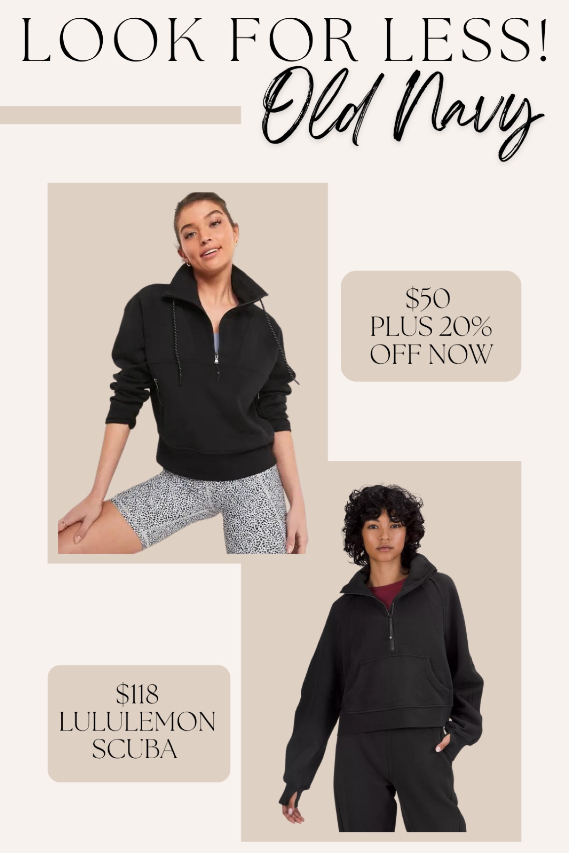 Scuba pullover look for less from Old Navy!

#LTKFind #LTKunder50 #LTKfit