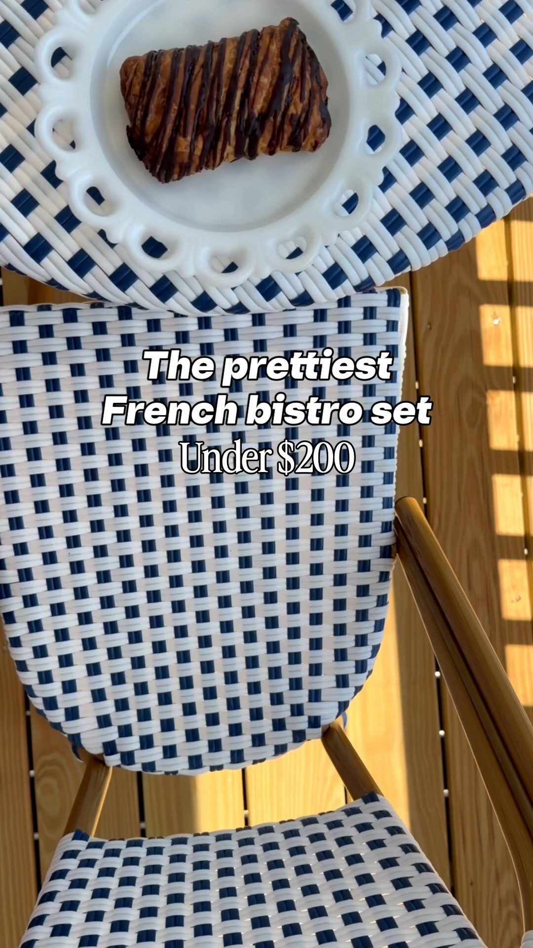 The sweetest little Parisian patio moment and I still can’t believe it’s under $200. I’m so excited for cooler mornings out here with my coffee 🤍


Love a French bistro set! So classy and beautiful for your patio outdoor area.

#LTKHome #LTKmorningroutine #LTKTravel