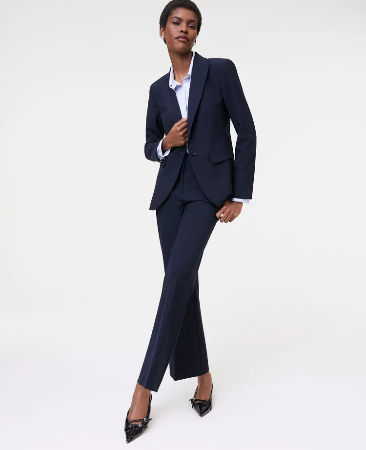 The Flare Ankle Pant in Seasonless Stretch | Ann Taylor