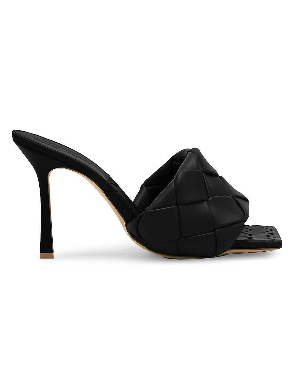 Bottega Veneta Women's Lido Leather Mules - Black - Size 9.5 | Saks Fifth Avenue