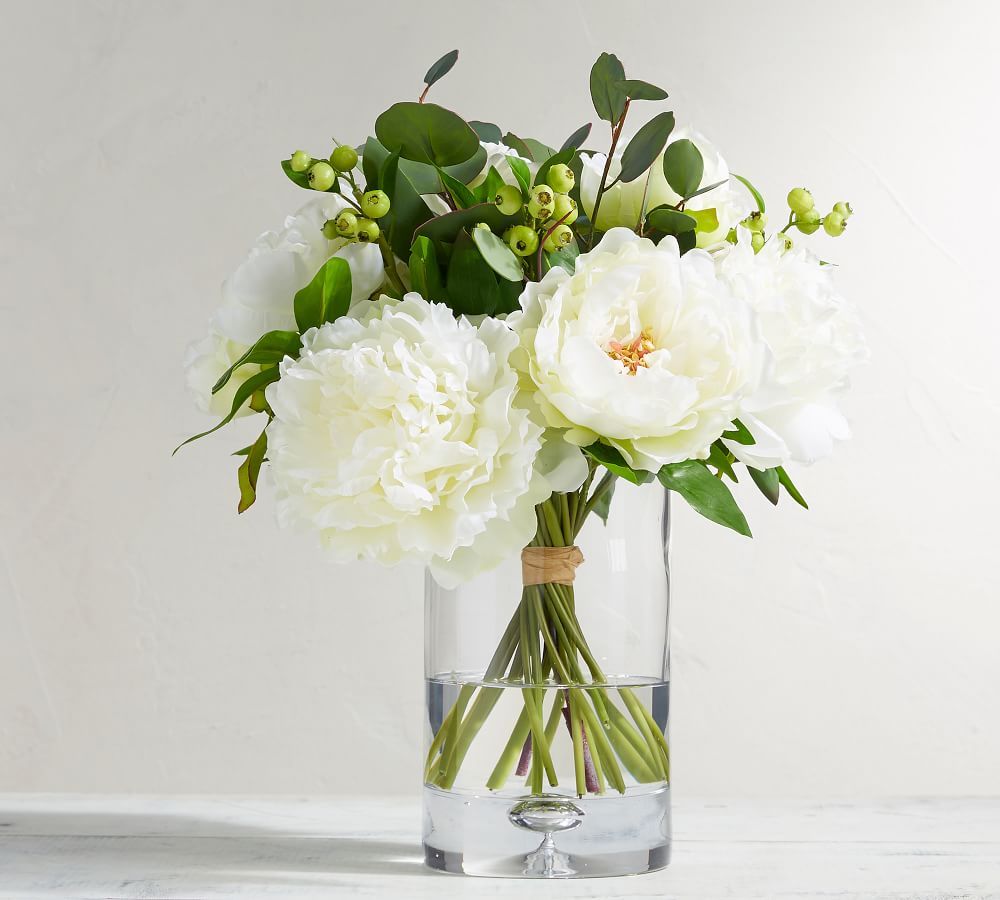 Faux Composed Peony Bouquet | Pottery Barn (US)