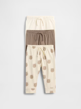 Baby First Favorites Organic Cotton Pull-On Pants (3-Pack) | Gap (US)