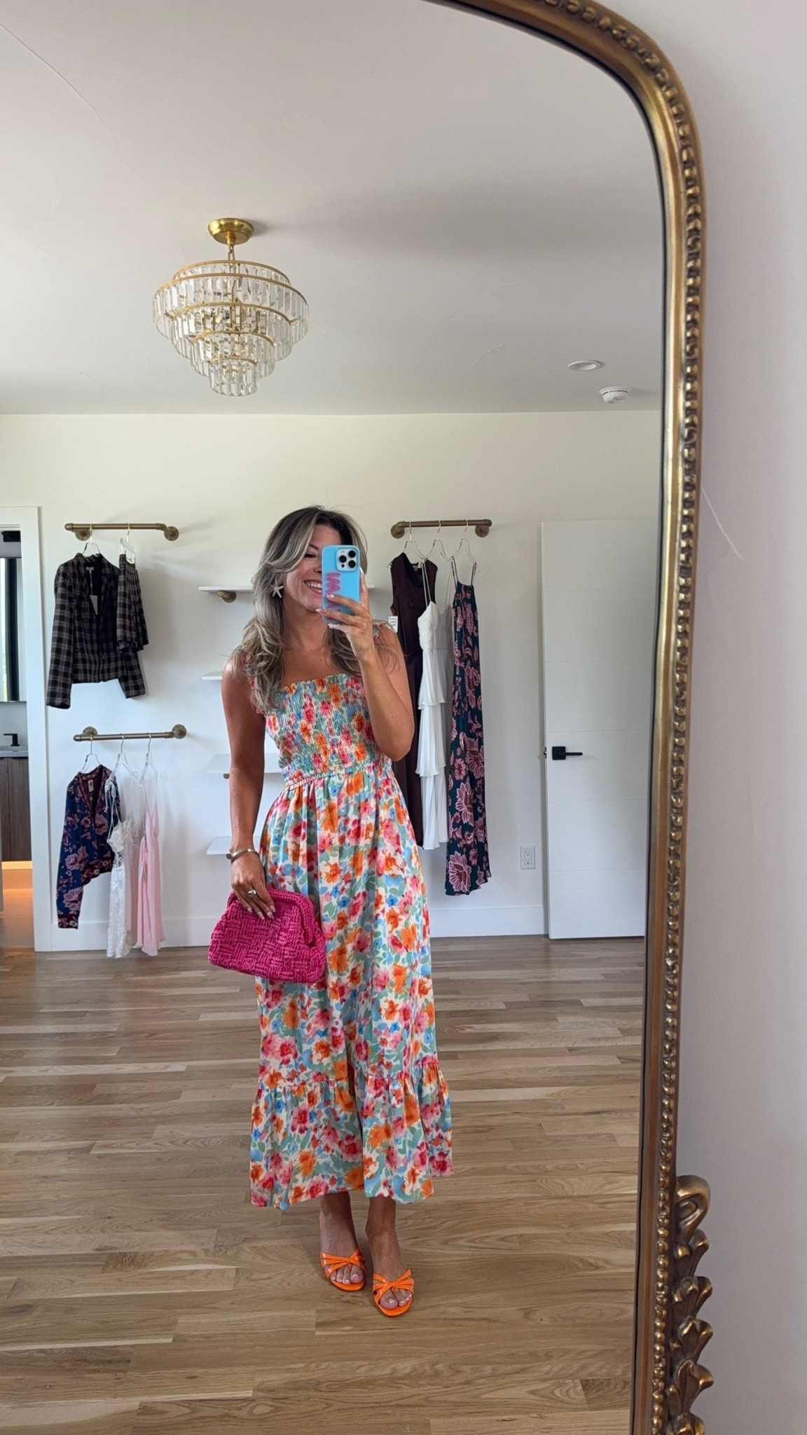 Multi color floral smocked Summer wedding guest dress resortwear dress magnolia boutique sale 20% off with my code below wearing my usual smalls

Magnolia code: emerson20july
Vici code: emerson30
Dibs code: Emerson [unbothered bronze]

Wedding guest
Resortwear
Summer event
Date night
Maxi dress
Crochet dress
Lace dress
Floral dress

#LTKParties #LTKWedding #LTKFindsUnder100