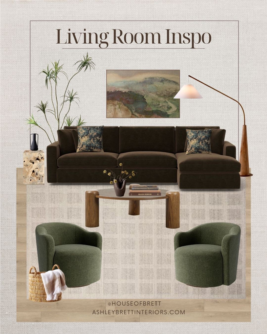A stunning living room to pair with the dining space in my last post 🤎 

#LTKHome