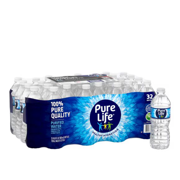 Pure Life Purified Bottled Water | 16 Ounce, 32-pack | ReadyRefresh | ReadyRefresh