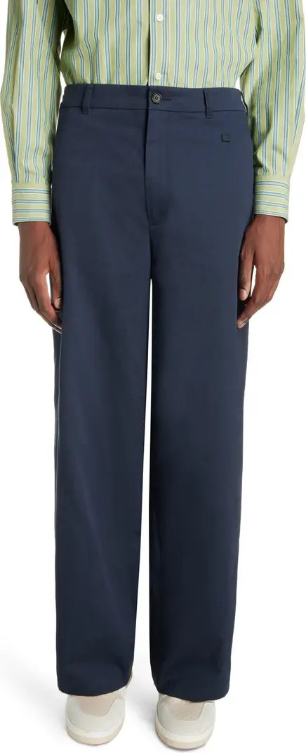 Acne Studios Flat Front Twill Dress Pants | Nordstrom | Nordstrom