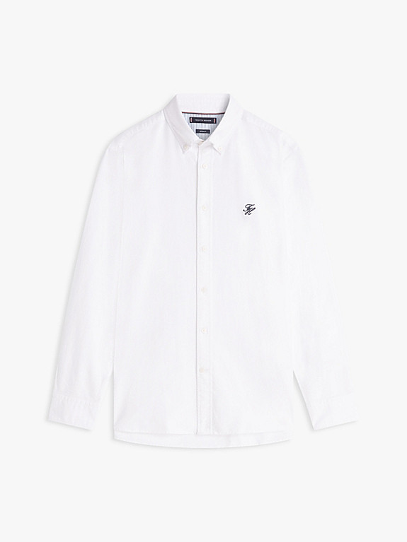 Heritage Regular Fit Oxford-Hemd mit Logo | Tommy Hilfiger (DE)