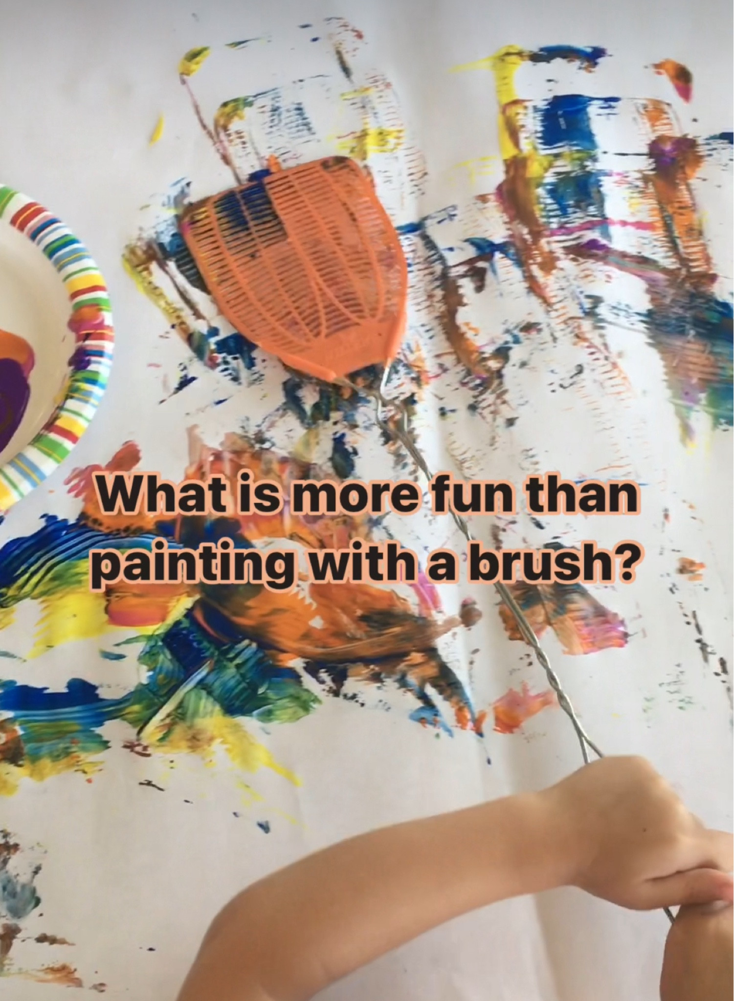 Painting with a fly swatter!!! The kids LOVE this fun crafting activity! And it’s very therapeutic! 

#LTKkids #LTKfamily #LTKbaby