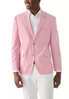 Chambray Solid Suit Separate Jacket | Belk