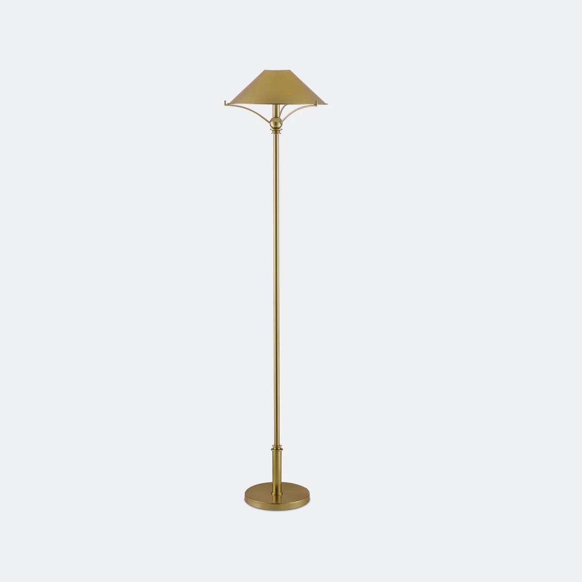 Musa Brass Floor Lamp | Amber Interiors