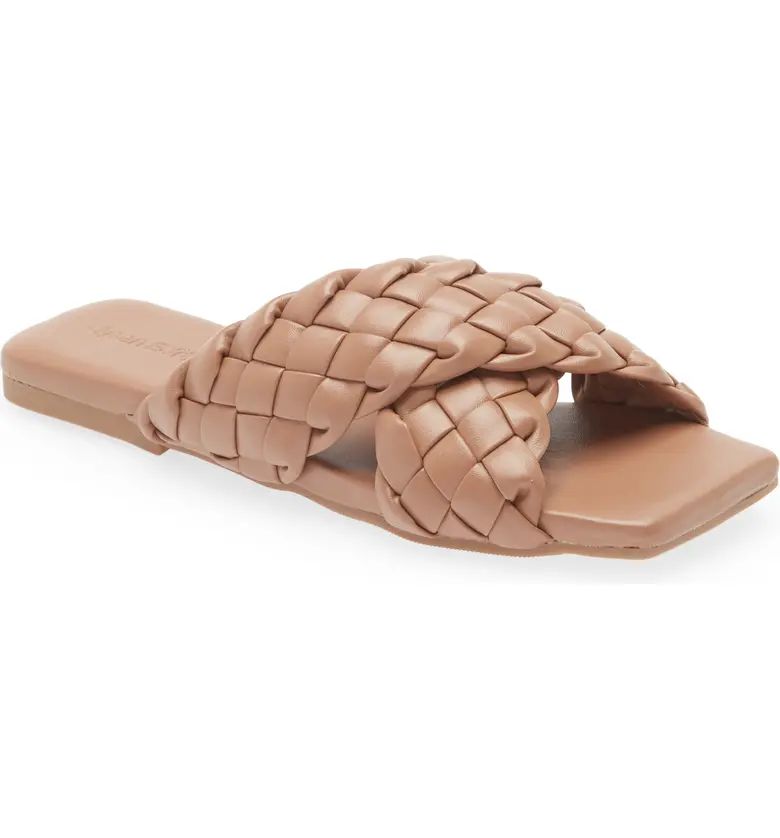 Opal Woven Crisscross Slide Sandal | Nordstrom