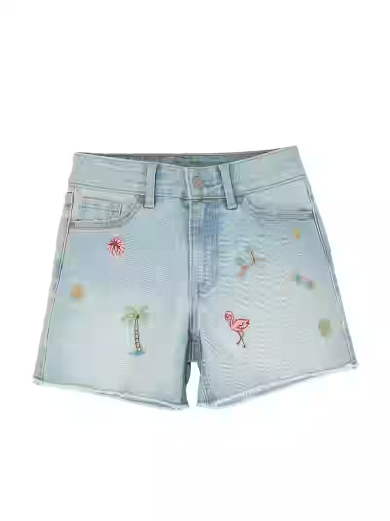 Wonder Nation Girls Denim Shorts, Size 5-18 | Walmart (US)