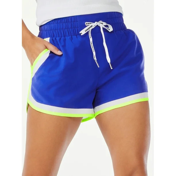 Love & Sports Women's Retro Running Shorts - Walmart.com | Walmart (US)