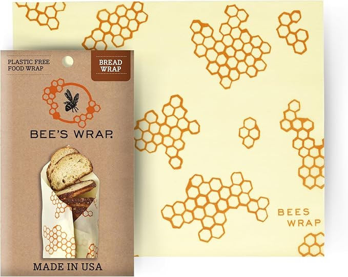 Bee's Wrap Beeswax Wraps for Food - Bread Wrap - Made in USA Reusable Bread Storage Bags - Organi... | Amazon (US)