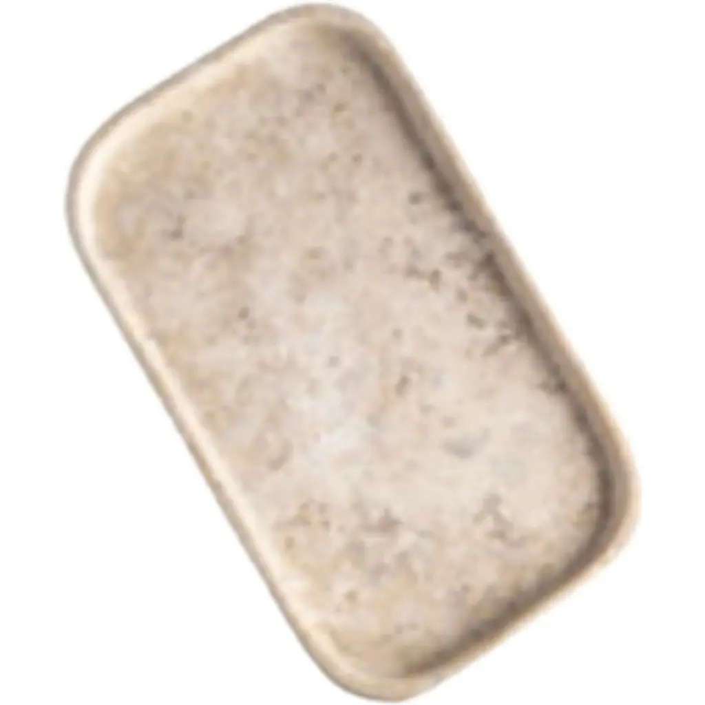 AndJacob Decor Bathroom Tray in Travertine Marble at Nordstrom | Nordstrom