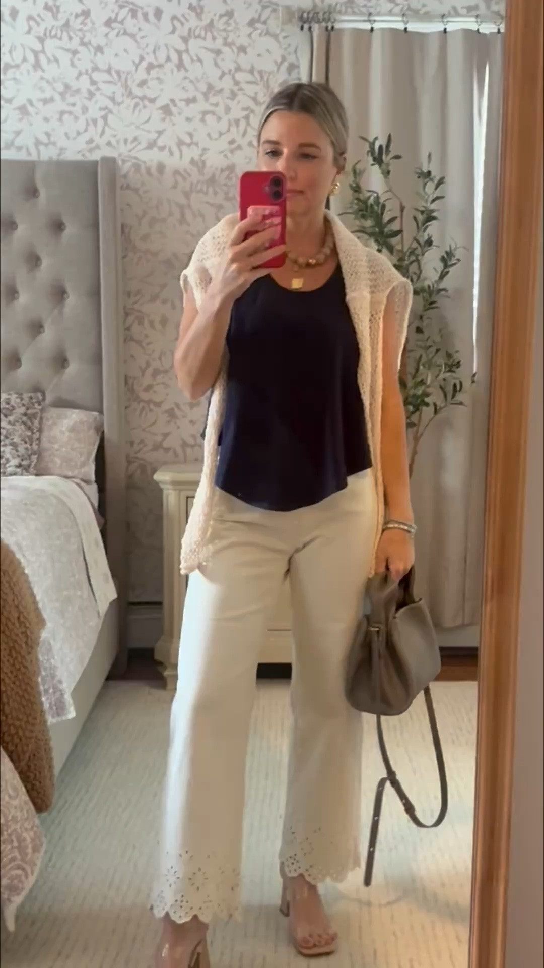 Casual look with cropped top- easy non-tuck option, great for tummy control or post-partum!

#LTKootd #LTKPetite #LTKSaleAlert