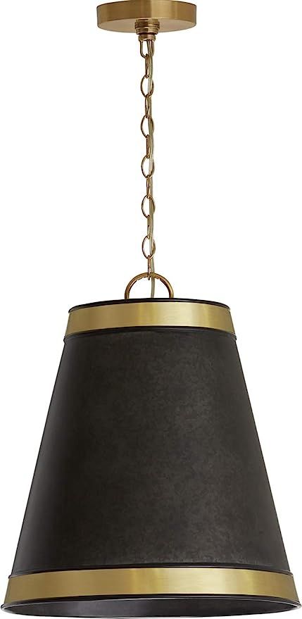 Capital Lighting 335631GB Barrow Industrial Tapered Metal Bell Pendant, 3-Light 300 Total Watts, ... | Amazon (US)