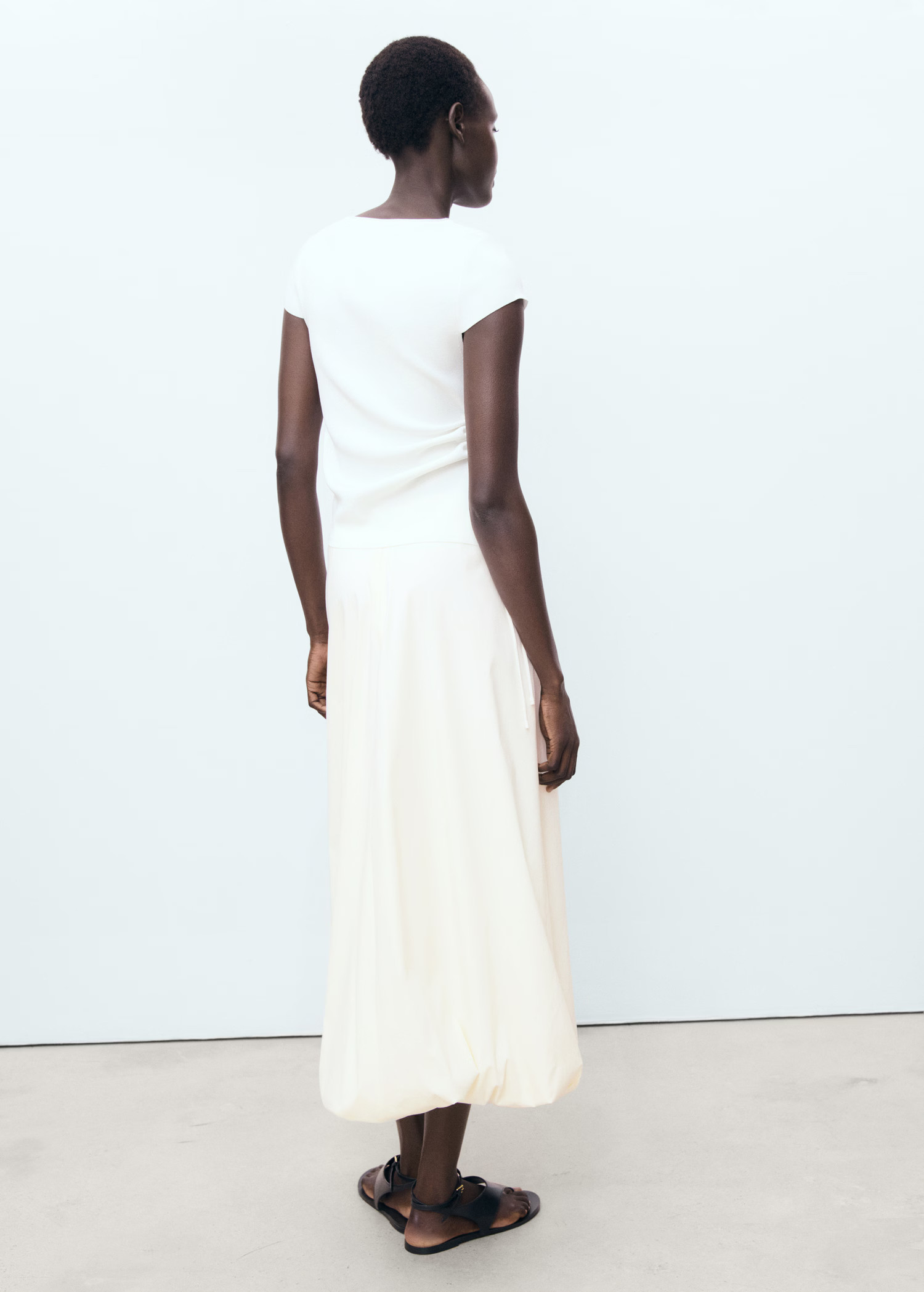 Long balloon skirt - Women | MANGO United Kingdom | MANGO (UK)