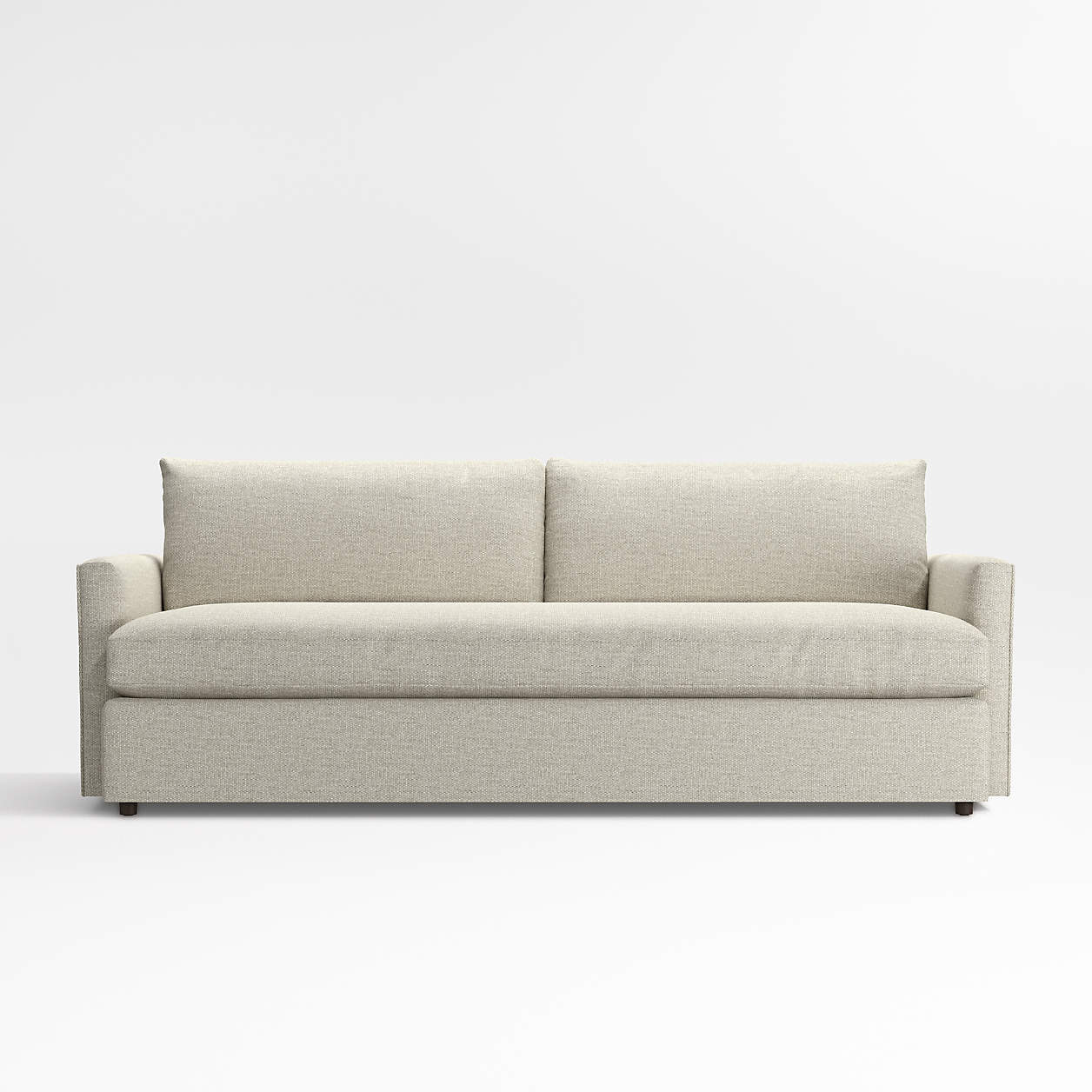 Lounge Deep Track Arm Bench Sofa + Reviews | Crate & Barrel | Crate & Barrel